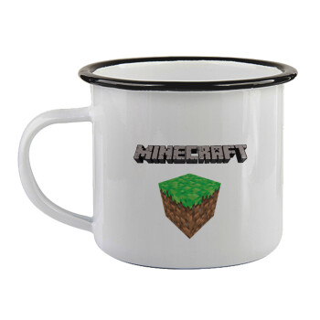 Minecraft dirt, Κούπα εμαγιέ με μαύρο χείλος 360ml