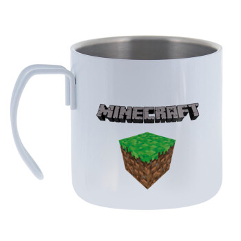 Minecraft dirt, Mug Stainless steel double wall 400ml