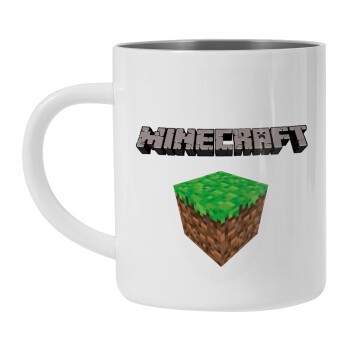 Minecraft dirt, Mug Stainless steel double wall 450ml