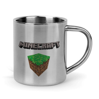 Minecraft dirt, Mug Stainless steel double wall 300ml