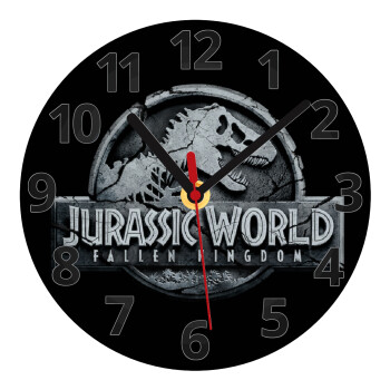 Jurassic world, Ρολόι τοίχου γυάλινο (20cm)