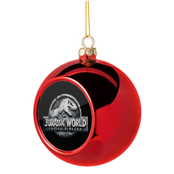 Jurassic world, Christmas tree ball Red 8cm