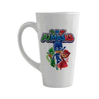 PJ masks, Κούπα κωνική Latte Μεγάλη, κεραμική, 450ml