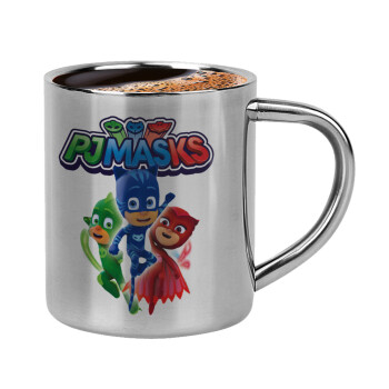 PJ masks, Double-wall metal cup for espresso (220ml)