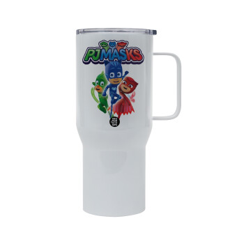 PJ masks, Mega Stainless steel Tumbler with lid, double wall 750L