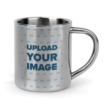 Upload your logo, Mug Stainless steel double wall 300ml