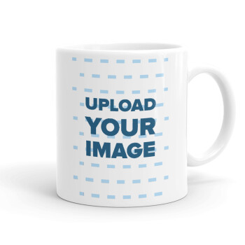Upload your logo, Ceramic coffee mug, 330ml (1pcs)