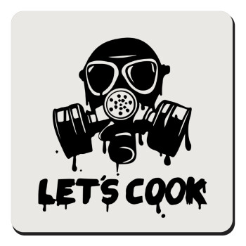 Let's cook mask, Τετράγωνο μαγνητάκι ξύλινο 9x9cm