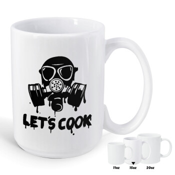 Let's cook mask, Κούπα Mega, κεραμική, 450ml