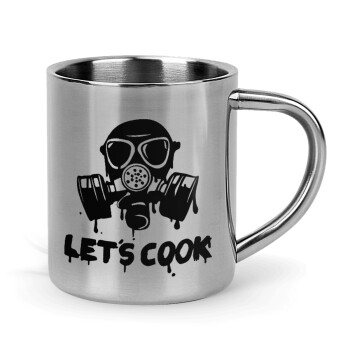 Let's cook mask, Mug Stainless steel double wall 300ml