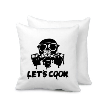 Let's cook mask, Sofa cushion 40x40cm includes filling
