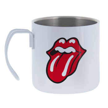 Rolling Stones Kiss, Mug Stainless steel double wall 400ml
