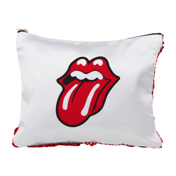 Rolling Stones Kiss, Τσαντάκι νεσεσέρ με πούλιες (Sequin) Κόκκινο