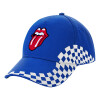 Adult Ultimate BLUE RACING Cap, (100% COTTON DRILL, ADULT, UNISEX, ONE SIZE)