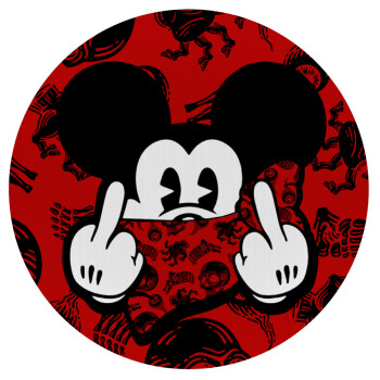 Mickey the fingers, Mousepad Στρογγυλό 20cm