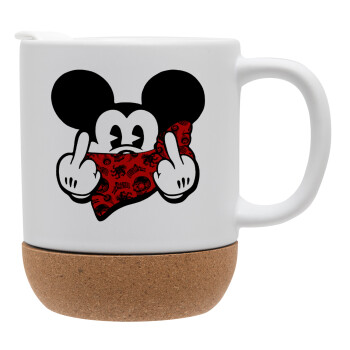 Mickey the fingers, Ceramic coffee mug Cork (MAT), 330ml (1pcs)