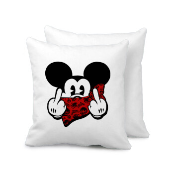 Mickey the fingers, Sofa cushion 40x40cm includes filling