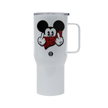 Mickey the fingers, Mega Stainless steel Tumbler with lid, double wall 750L