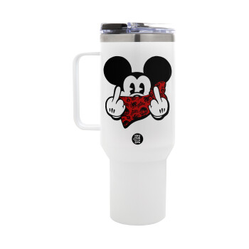 Mickey the fingers, Mega Tumbler με καπάκι, διπλού τοιχώματος (θερμό) 1,2L