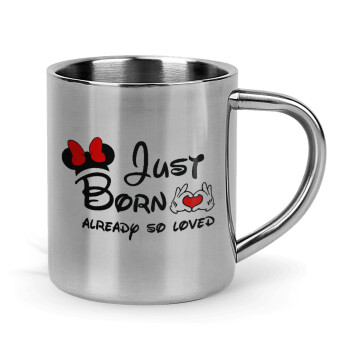 Just born already so loved, Mug Stainless steel double wall 300ml