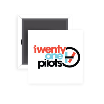 Twenty one pilots, Μαγνητάκι ψυγείου τετράγωνο διάστασης 5x5cm