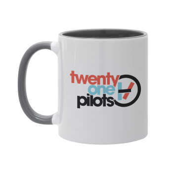 Twenty one pilots, Mug colored grey, ceramic, 330ml