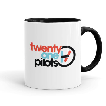 Twenty one pilots, Mug colored black, ceramic, 330ml
