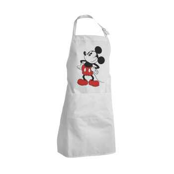 Mickey Classic, Adult Chef Apron (with sliders and 2 pockets)