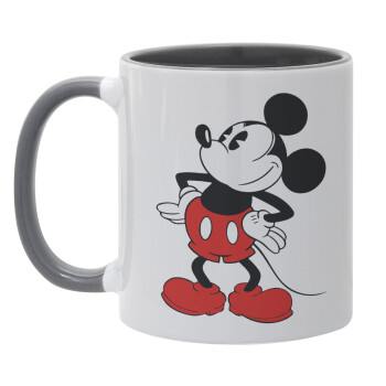 Mickey Classic, Mug colored grey, ceramic, 330ml