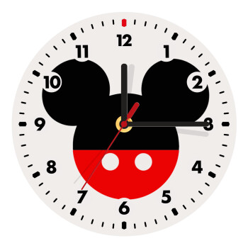Mickey head, Wooden wall clock (20cm)
