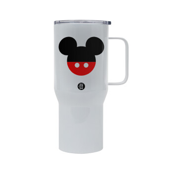 Mickey head, Mega Stainless steel Tumbler with lid, double wall 750L