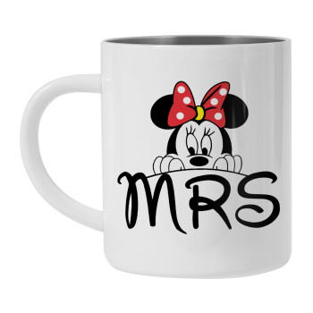 Minnie Mrs, Mug Stainless steel double wall 450ml