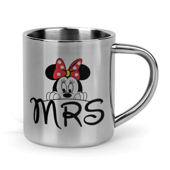 Minnie Mrs, Mug Stainless steel double wall 300ml