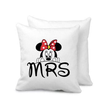 Minnie Mrs, Μαξιλάρι καναπέ 40x40cm περιέχεται το  γέμισμα