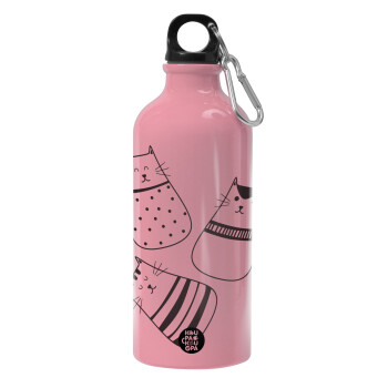 Cute cats, Water bottle 600ml