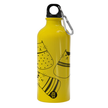 Cute cats, Water bottle 600ml