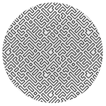 Doodle Maze, Mousepad Round 20cm