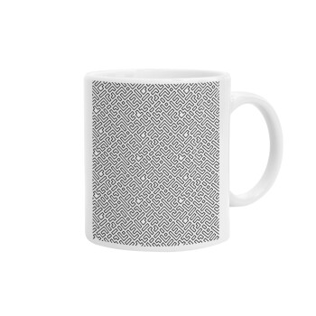Doodle Maze, Ceramic coffee mug, 330ml (1pcs)