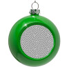 Green Christmas tree ornament bauble 8cm