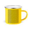 Yellow Enamel Metallic Cup 360ml