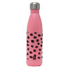 Metal mug thermos Pink Mat (Stainless steel), double wall, 500ml