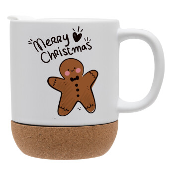 mr gingerbread, Ceramic coffee mug Cork (MAT), 330ml (1pcs)