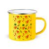 Yellow Enamel Metallic Cup 360ml