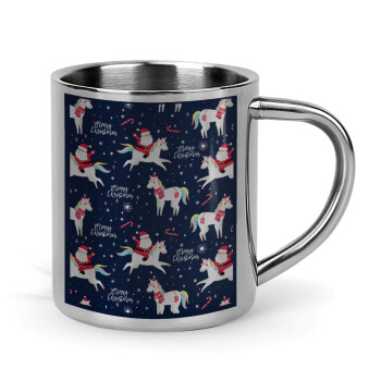 Unicorns & Santas, Mug Stainless steel double wall 300ml