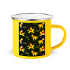 Yellow Enamel Metallic Cup 360ml