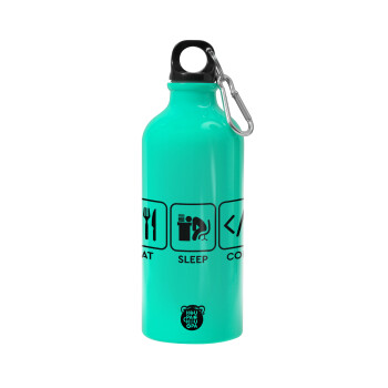 Eat Sleep Code, Water bottle 600ml