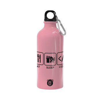 Eat Sleep Code, Water bottle 600ml