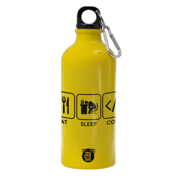 Eat Sleep Code, Water bottle 600ml