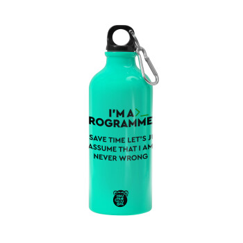 I’m a programmer Save time, Water bottle 600ml