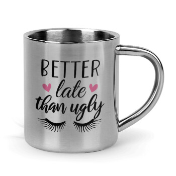 Better Late than ugly hearts, Mug Stainless steel double wall 300ml